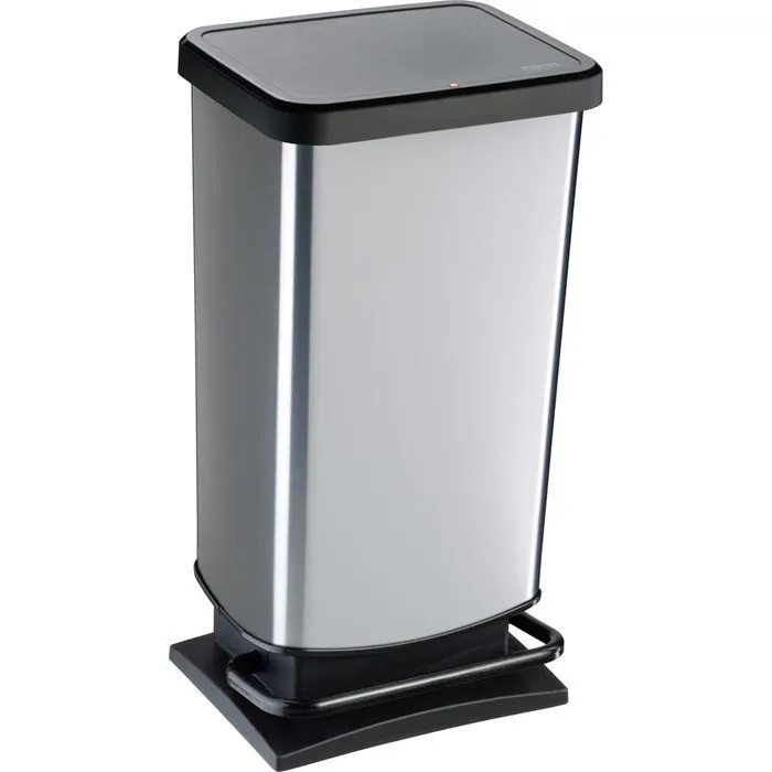 Treteimer 40 l PASO metallic