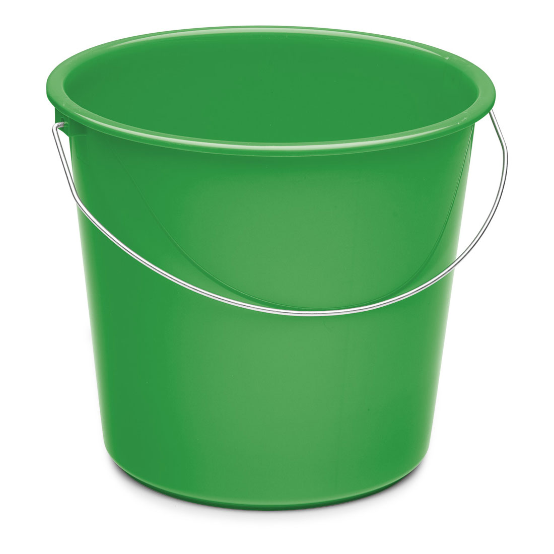 Eimer mit Metallbügel grün 10L