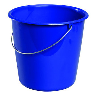 Eimer m. Metallbügel blau 10l