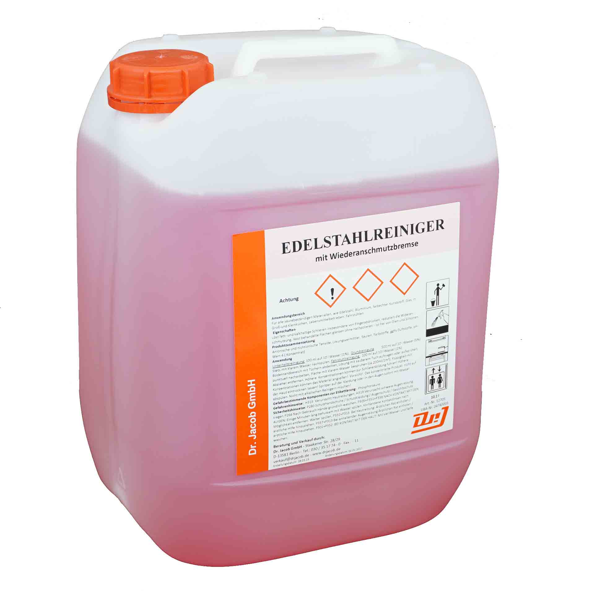 EDELSTAHLREINIGER 10.1 l