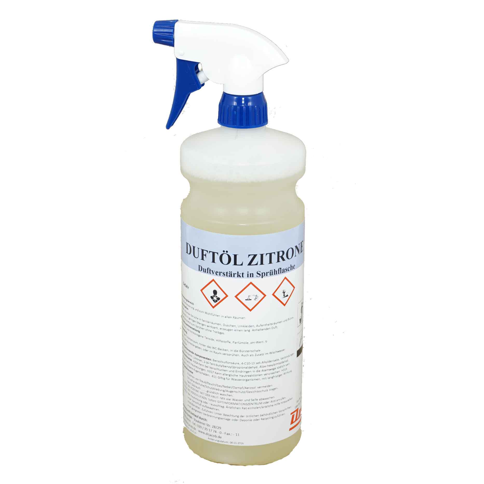 DUFTÖL CITRONE 1 l Sprühflasche duftve