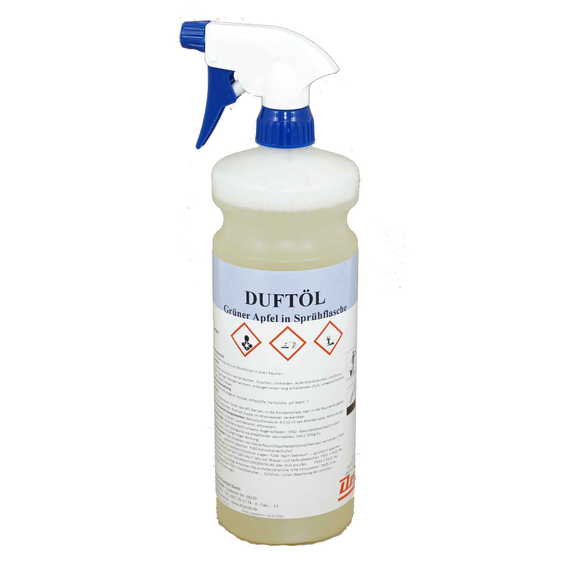 DUFTÖL GRÜNER APFEL 1 l Sprühflasche