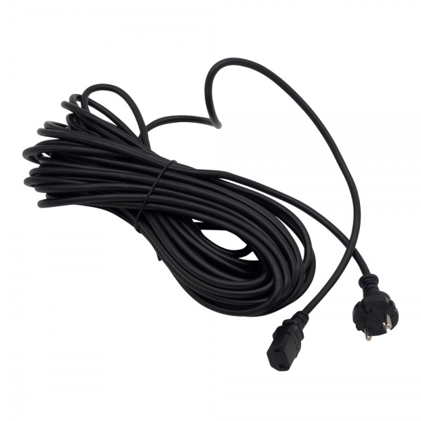 Netzkabel 15 m schwarz