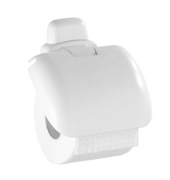 WC-ROLLENHALTER  ROED m. Deckel,